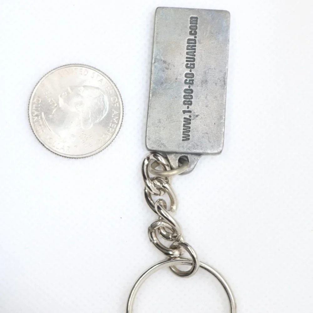 National Guard keychain with black gift bag new nice heavy quality